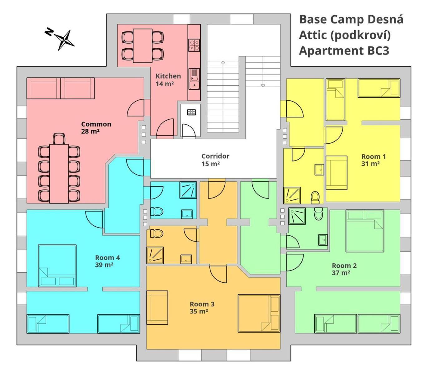 דירות Base Camp Desna חדר תמונה